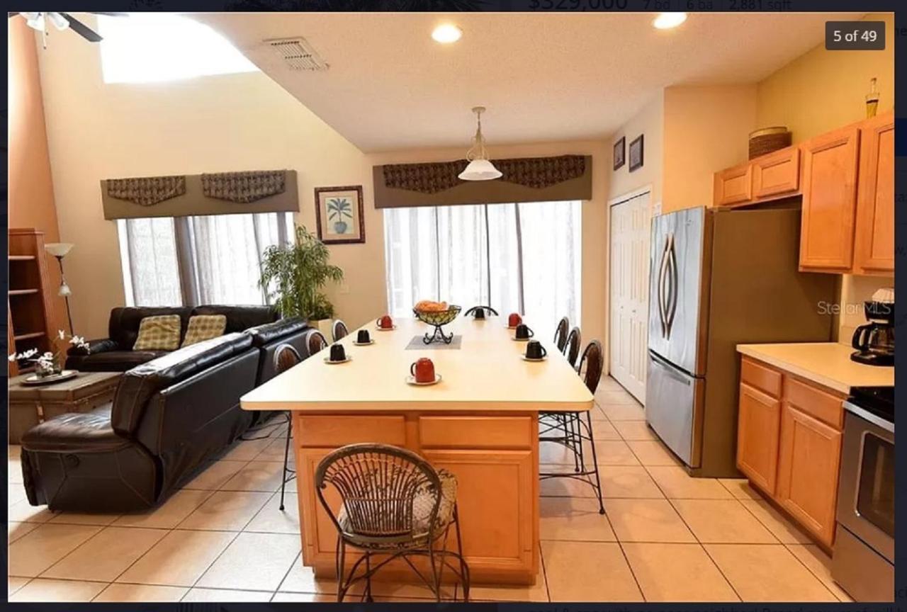 7 Bedroom, 6 Bath And Pool Near Disney In Emerald Island 4 King Master Suites คิสซิมมี ภายนอก รูปภาพ