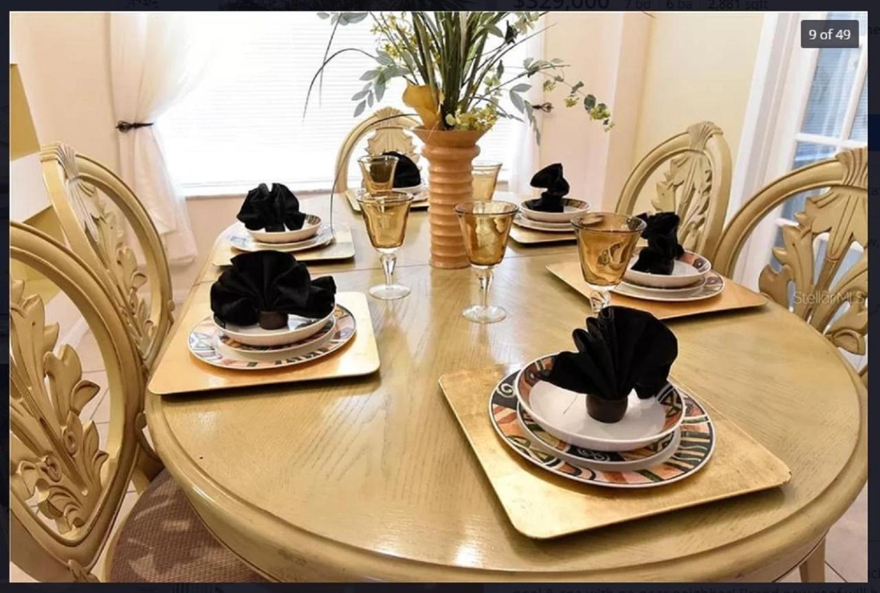 7 Bedroom, 6 Bath And Pool Near Disney In Emerald Island 4 King Master Suites คิสซิมมี ภายนอก รูปภาพ