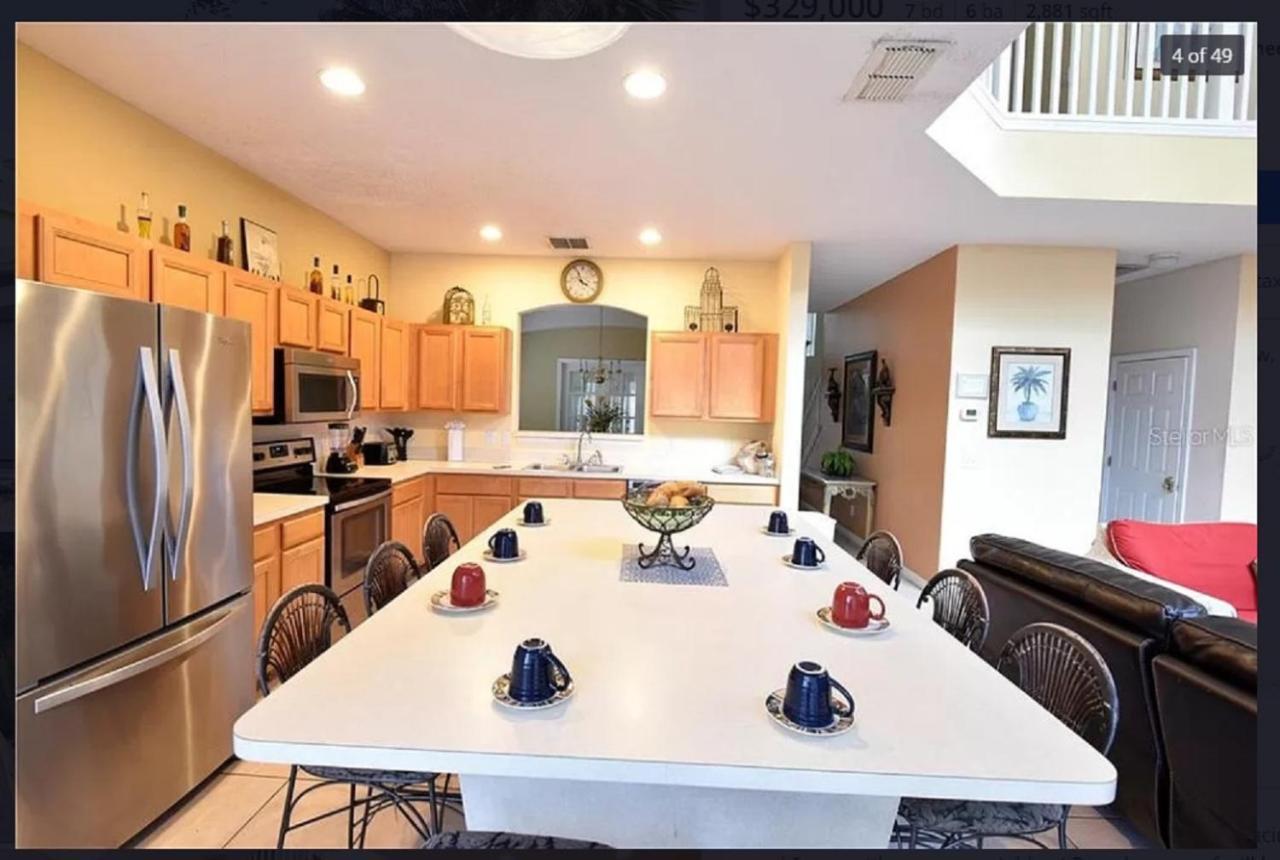 7 Bedroom, 6 Bath And Pool Near Disney In Emerald Island 4 King Master Suites คิสซิมมี ภายนอก รูปภาพ