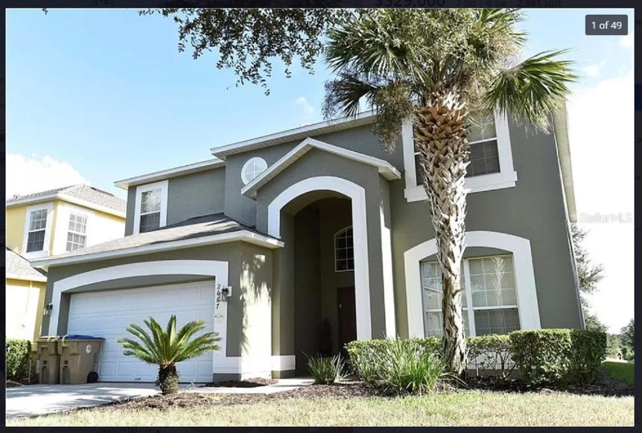 7 Bedroom, 6 Bath And Pool Near Disney In Emerald Island 4 King Master Suites คิสซิมมี ภายนอก รูปภาพ